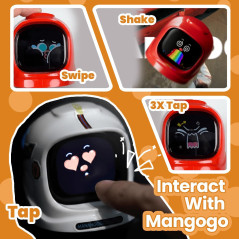 Ornement Robot Tableau de Bord Auto - 200+ Expressions Sonores