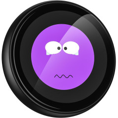 ZNP Badge Numérique IA, Traducteur Bluetooth 60 Langues Offline, Écran Tactile HD, Assistant Tout-en-Un