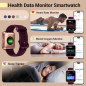 Smartwatch for Women 1.8 Fitness Tracker with Alexa, Heart Rate, Sleep Monitor, 120 Sports Modes, Waterproof Smartwatch for Women 1.8 Fitness Tracker with Alexa, Heart Rate, Sleep Monitor, 120 Sports Modes, Waterproof