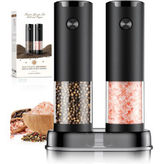 Set Moulins Sel et Poivre Automatiques LED - Cadeau Femme
