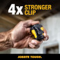 Enceinte Bluetooth Portable DEWALT Jaune, Clip-On, Résistante à l'Eau, Micro Intégré, Sans Fil Enceinte Bluetooth Portable DEWALT Jaune, Clip-On, Résistante à l'Eau, Micro Intégré, Sans Fil
