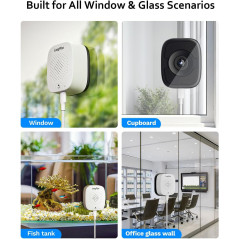 Caméra Fenêtre Magnétique 5MP 3K WiFi6 avec Vision Nuit