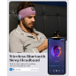 Perytong Casque Audio Sans Fil Bluetooth, Bandeau Sport Ultra-Mince Violet, Parfait pour Sommeil & Activités Perytong Casque Audio Sans Fil Bluetooth, Bandeau Sport Ultra-Mince Violet, Parfait pour Sommeil & Activités