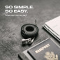 Side Winder Mini Headphone, Earbud & Charging Cable Organizer - Black, Travel Friendly Side Winder Mini Headphone, Earbud & Charging Cable Organizer - Black, Travel Friendly