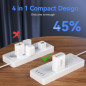 Chargeur Mural USB-C 40W 4 Ports, Adaptateur PD + QC 3.0, Compatible iPhone, iPad, Galaxy S25 - Pack de 2 Chargeur Mural USB-C 40W 4 Ports, Adaptateur PD + QC 3.0, Compatible iPhone, iPad, Galaxy S25 - Pack de 2