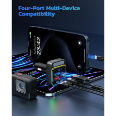 Chargeur Voiture Nulaxy 54W Bluetooth 5.3 avec Transmetteur FM