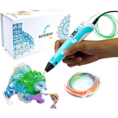 SCRIB3D P1 3D Printing Pen Kit with Display, Filament & Project Guide