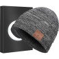 Bluetooth Beanie Hat with Built-in Headphones – Unique Tech Gift & Stocking Stuffer Bluetooth Beanie Hat with Built-in Headphones – Unique Tech Gift & Stocking Stuffer