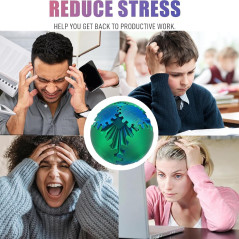 Gear Sphere Vert 3D Imprimé - Jouet Anti-Stress Steampunk pour Enfants et Adultes, Bureau & Maison
