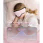 Voerou Masque de Sommeil avec Casque Bluetooth 5.4, Tissu Respirant & Haut-parleurs HD Stéréo