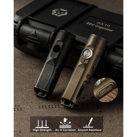 RovyVon Aurora A3 Pro G4 USB-C 7000K 650 Lumen Mini Keychain Flashlight