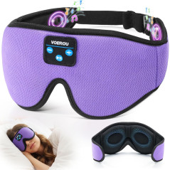 Voerou Bluetooth 3D Sleep Mask with Wireless HD Stereo Headphones