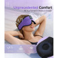 Voerou Masque de Sommeil Bluetooth 3D avec Casque Sans Fil, Haut-parleurs Stéréo HD Ultra-Fins, Réglable Voerou Masque de Sommeil Bluetooth 3D avec Casque Sans Fil, Haut-parleurs Stéréo HD Ultra-Fins, Réglable
