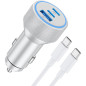 WODENTA 67W 3-Port USB C Car Charger with 3FT USB C Cable for iPhone 17/16/15 Pro Max & iPad WODENTA 67W 3-Port USB C Car Charger with 3FT USB C Cable for iPhone 17/16/15 Pro Max & iPad