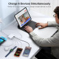 Chargeur USB C 100W GaN 6 Ports, Station de Charge Rapide avec Câble 5ft pour iPhone, iPad, Galaxy Chargeur USB C 100W GaN 6 Ports, Station de Charge Rapide avec Câble 5ft pour iPhone, iPad, Galaxy