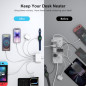 Chargeur USB C 100W GaN 6 Ports, Station de Charge Rapide avec Câble 5ft pour iPhone, iPad, Galaxy Chargeur USB C 100W GaN 6 Ports, Station de Charge Rapide avec Câble 5ft pour iPhone, iPad, Galaxy