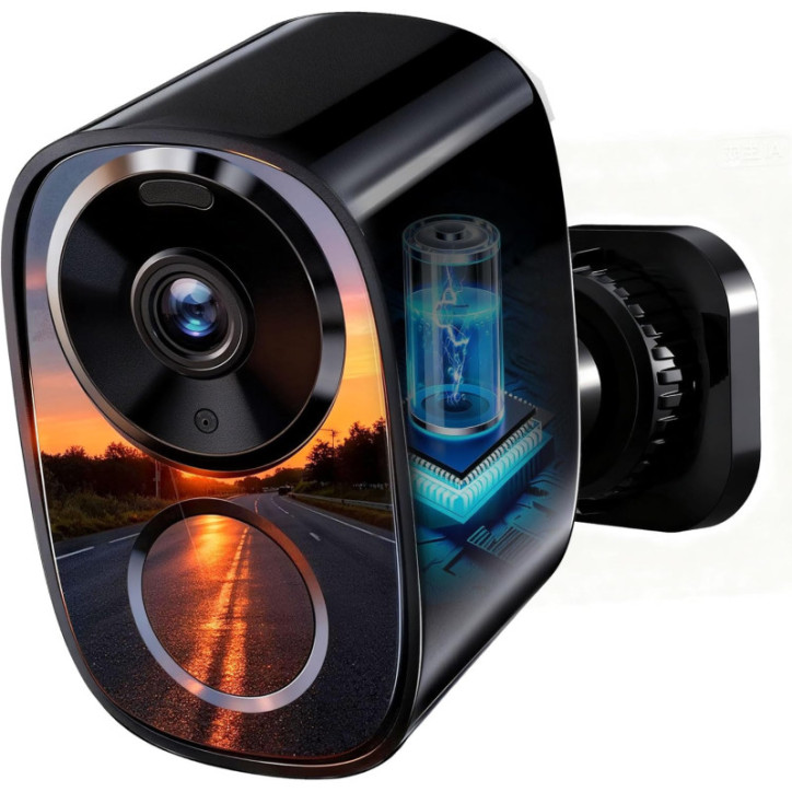 2026 Enhanced 2K UHD Wireless Outdoor Security Cameras, Dual-Band WiFi, Full-Color Night Vision, IP66 Weatherproof