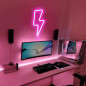 YouOKLight Pink Lightning Bolt LED Neon Sign, Battery/USB Powered Wall Light for Bedroom, Party & Decor YouOKLight Pink Lightning Bolt LED Neon Sign, Battery/USB Powered Wall Light for Bedroom, Party & Decor