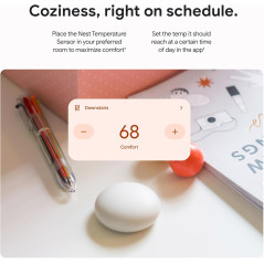 Google Nest Temperature Sensor 2nd Gen – Room Comfort & Scheduling