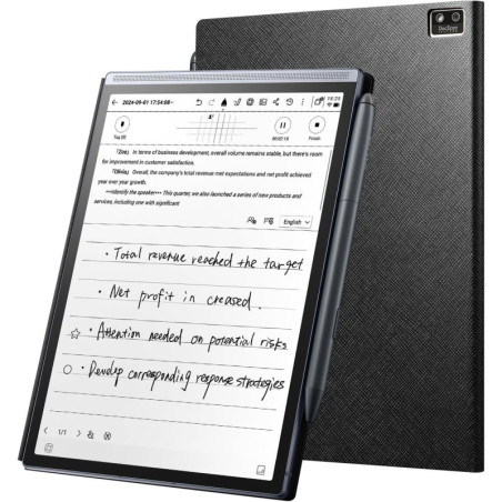 iflytek AINOTE Air 2 Bundle – 8.2 AI Note Taking Tablet with Stylus Pen & Folio Case, Digital Notebook for Work & Study