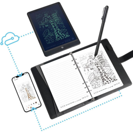 Ophaya Digital Smart Pen & Notebook Set – Instant Note Sync, Text Conversion | Perfect Gift for Adults & Students