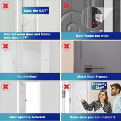 Door Reinforcement Lock Withstands 800lbs - White Kids Safety Lock