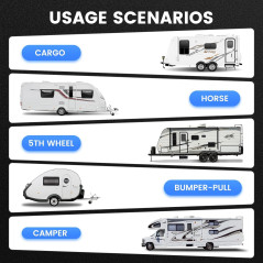 Serrure de porte RV avec verrou à palette, kit de remplacement 4 clés pour remorque, camping-car, camion