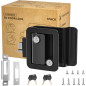 RV Door Lock with Paddle Deadbolt for Travel Trailers, Camper Entry, and Cargo Haulers - Kit with 4 Keys RV Door Lock with Paddle Deadbolt for Travel Trailers, Camper Entry, and Cargo Haulers - Kit with 4 Keys