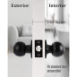 Lanwandeng Matte Black Door Knobs with Lock & Keys, Interior/Exterior Bedroom & Bathroom Entry Door Lock Lanwandeng Matte Black Door Knobs with Lock & Keys, Interior/Exterior Bedroom & Bathroom Entry Door Lock