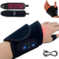 Kovarias Therawrap for Carpal Tunnel - Red Light Therapy, 3 Heat Levels, 48 LEDs, Touch Panel, Wireless, Breathable Wrist & Kovarias Therawrap for Carpal Tunnel - Red Light Therapy, 3 Heat Levels, 48 LEDs, Touch Panel, Wireless, Breathable Wrist &