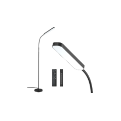 Wio-Mio 15W LED Floor Lamp with Remote, Touch & Adjustable Colors