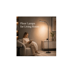 Wio-Mio 15W LED Floor Lamp with Remote, Touch & Adjustable Colors
