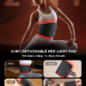 INTEO 2-in-1 Red & Infrared Light Therapy Lamp 660nm/850nm for Face & Body with Detachable Design & Protective Glass INTEO 2-in-1 Red & Infrared Light Therapy Lamp 660nm/850nm for Face & Body with Detachable Design & Protective Glass