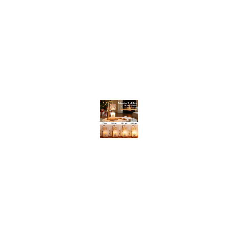 Hong-in Dimmable Candle Warmer Lamp with Timer & Adjustable Height