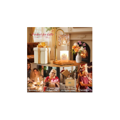 Hong-in Dimmable Candle Warmer Lamp with Timer & Adjustable Height