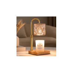 Hong-in Dimmable Candle Warmer Lamp with Timer & Adjustable Height