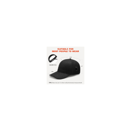 Viconor Red Light Laser Hair Growth Cap for Men & Women – Black