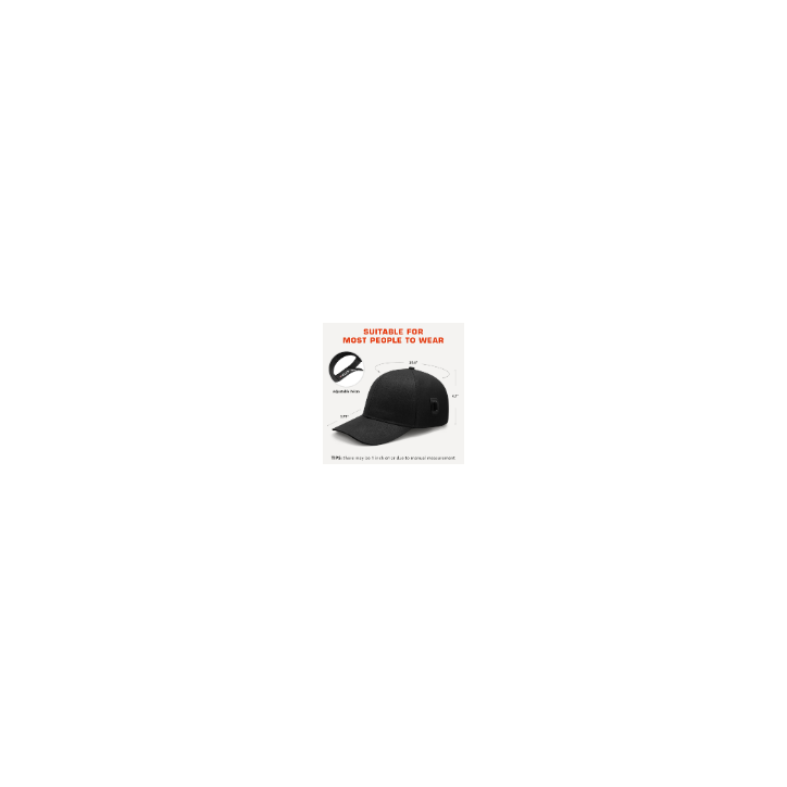 Viconor Casquette Laser Croissance Cheveux, Thérapie Lumière Rouge, Unisexe, Noir