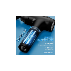 APHERMA Deep Tissue Massage Gun for Athletes – Handheld Percussion Massager with 30 Speeds & 9 Heads, Black