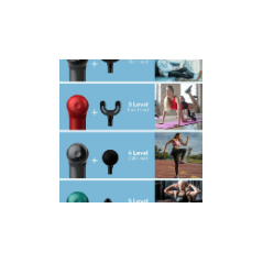 HEYCHY Mini Pistolet de Massage Portable pour Muscles Profonds