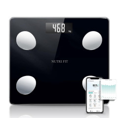 Balance Connectée NUTRI FIT Bluetooth - Analyseur de Corps 330lbs