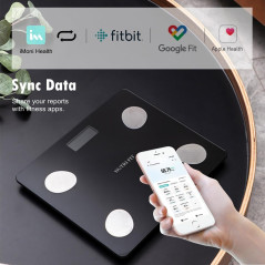 Balance Connectée NUTRI FIT Bluetooth - Analyseur de Corps 330lbs