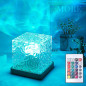 Ocean Wave Projector Light, 16-Color LED with Remote, 3D Water Ripple & Ambient Night Light for Room & Bath Ocean Wave Projector Light, 16-Color LED with Remote, 3D Water Ripple & Ambient Night Light for Room & Bath