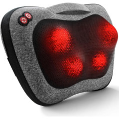 VIKTOR JURGEN Shiatsu Back Massager with Heat – Deep Tissue Relief
