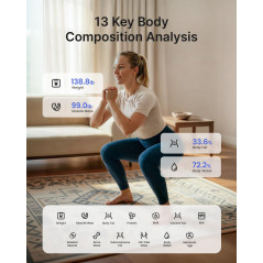 RENPHO Smart Digital Body Scale with BMI & Bluetooth – Accurate 400 lbs