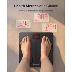 RENPHO Smart Digital Body Scale with BMI & Bluetooth – Accurate 400 lbs
