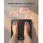 RENPHO Smart Digital Body Scale with BMI, Body Fat, Bluetooth Sync, Tempered Glass, 400 lbs Capacity