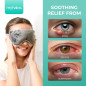 MyHalos® Heated Eye Mask for Dry Eyes - Steam Warm Compress for Styes, Chalazion, Blepharitis & MGD - FSA/HSA Eligible MyHalos® Heated Eye Mask for Dry Eyes - Steam Warm Compress for Styes, Chalazion, Blepharitis & MGD - FSA/HSA Eligible