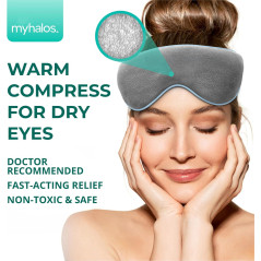 MyHalos® Heated Eye Mask for Dry Eyes & Stye Relief - FSA/HSA Eligible