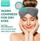 MyHalos® Heated Eye Mask for Dry Eyes - Steam Warm Compress for Styes, Chalazion, Blepharitis & MGD - FSA/HSA Eligible MyHalos® Heated Eye Mask for Dry Eyes - Steam Warm Compress for Styes, Chalazion, Blepharitis & MGD - FSA/HSA Eligible